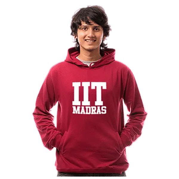 IIT-M Hoodie-Maroon