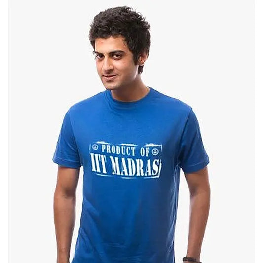 Product of IIT-M Royal Blue Tee