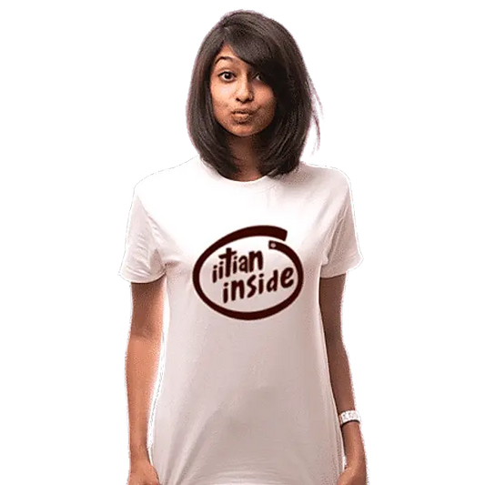 IITian Inside White Tee