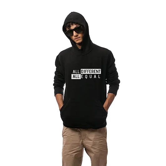 All Different All Equal Hoodie Black