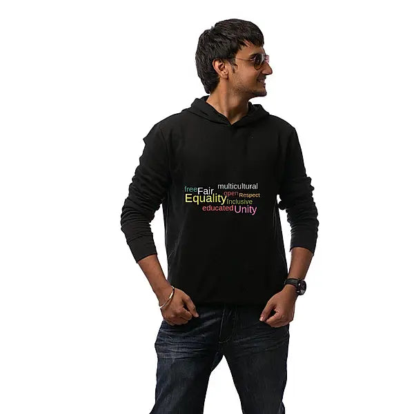 Moral Virtues Hoodie Black