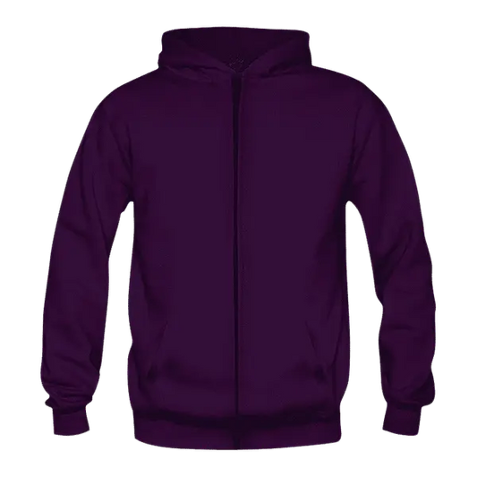 Solids: Hoodie with Zipper