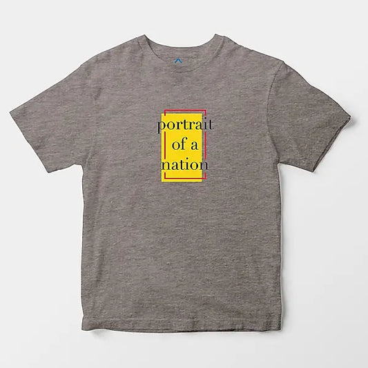 Portrait Charcoal Grey Tee