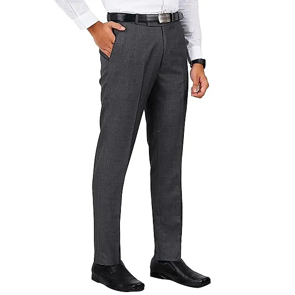 Men's Regular Fit Formal Trousers