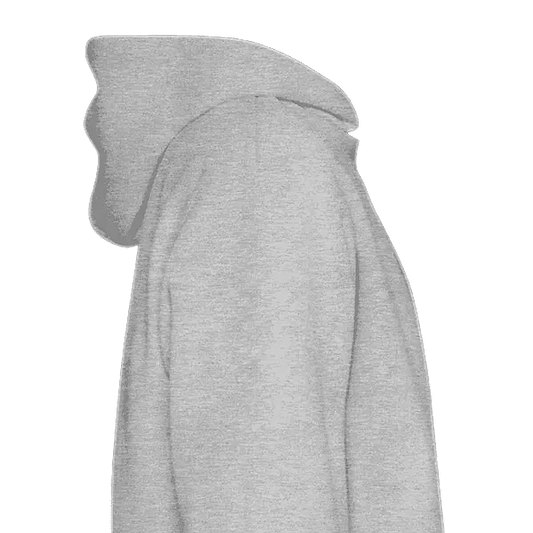 Solid: Grey Pullover Hoodie