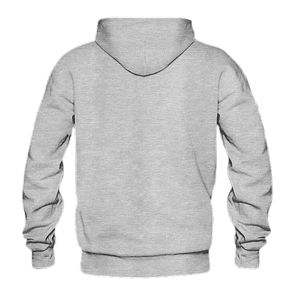 Solid: Grey Pullover Hoodie