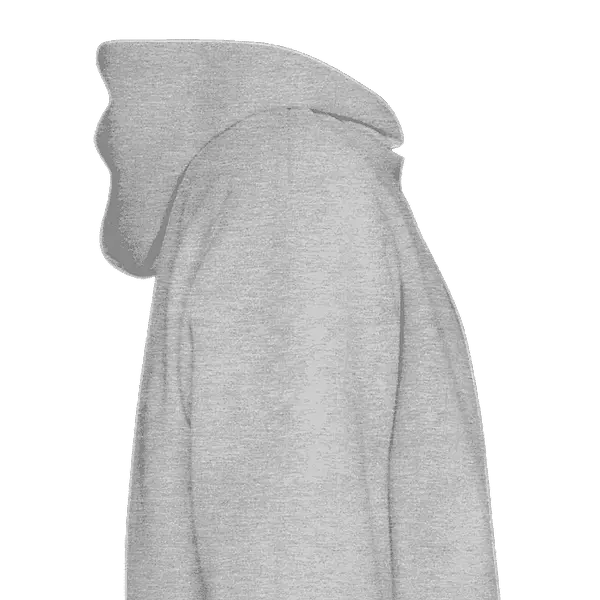 Solid: Grey Pullover Hoodie