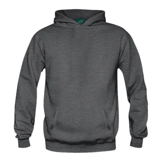 Solid: Dark Grey Pullover Hoodie