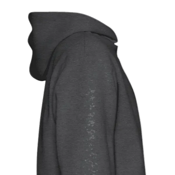 Solid: Dark Grey Pullover Hoodie