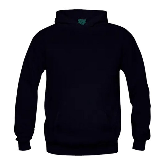 Solid: Navy Blue Pullover Hoodie