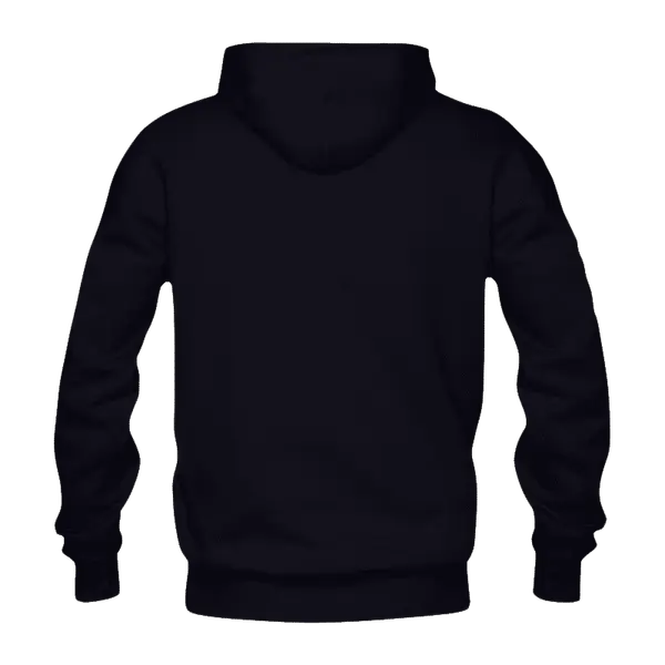 Solid: Navy Blue Pullover Hoodie