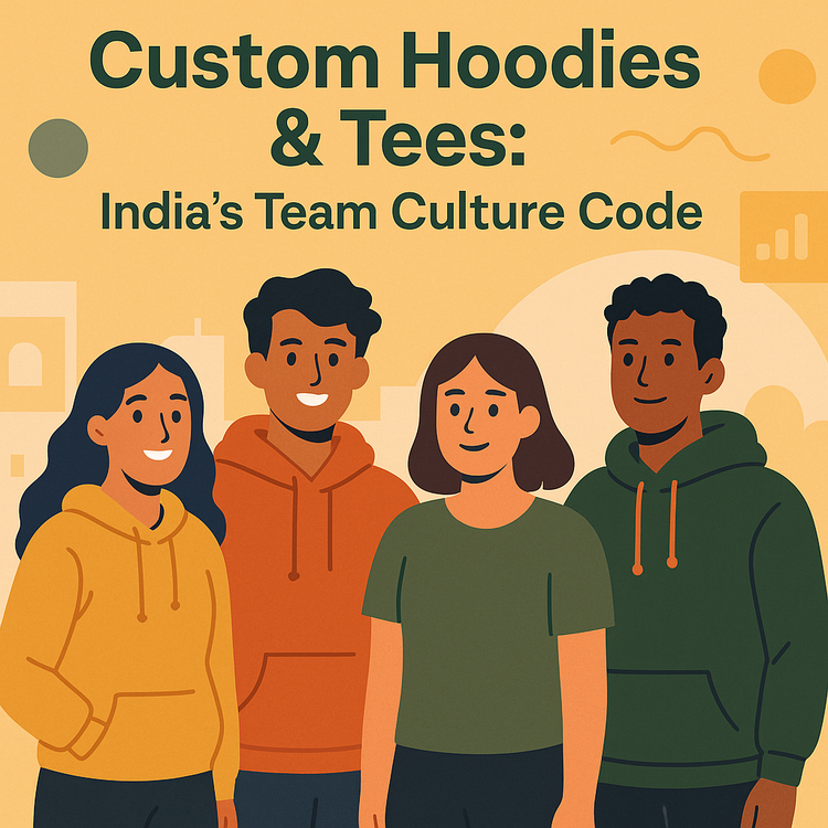 Why Custom Team T-Shirts and Hoodies are the Secret Ingredient for College & Corporate Culture in India