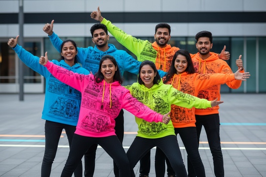 Bright Colors and Artistic Prints: Make Your Team Stand Out with Unique Hoodie Designs
