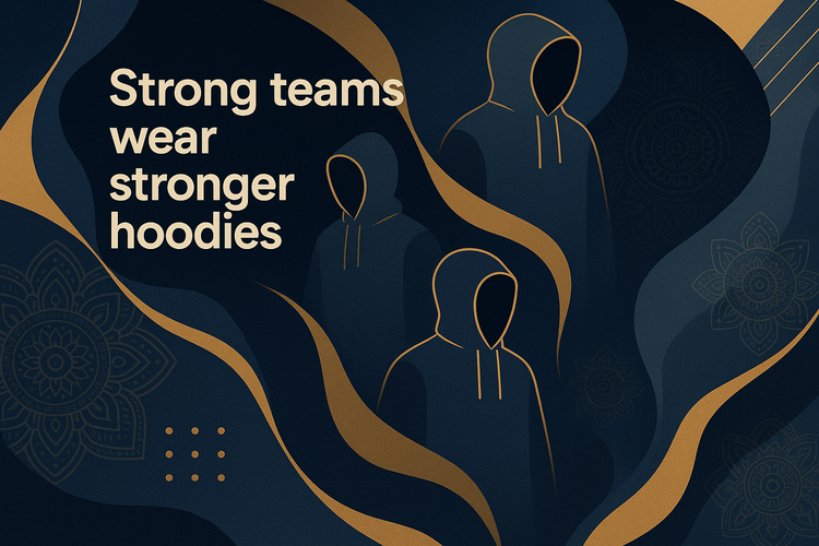 Bulk Order Hoodies: The Smartest Investment for Indian Corporates  “Strong teams wear stronger hoodies.”