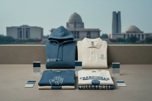 Bulk Custom Apparel in Chandigarh: Hoodies, Polos & Team Tees for Colleges, Corporates & Clubs