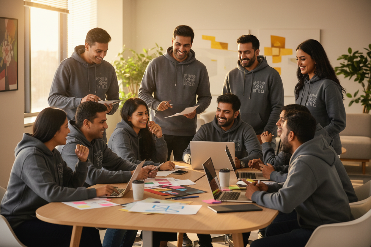 Corporate Team Hoodies India: Boost Creativity, Collaboration & Culture ...