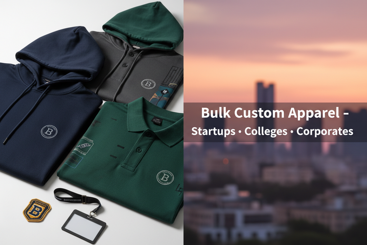 Custom Team Hoodies & T-Shirts in Bangalore: The Ultimate Bulk Order Guide for Startups, Colleges & Corporates