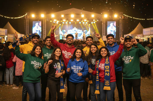 Custom Team Hoodies & Merch for College Fests in Bangalore