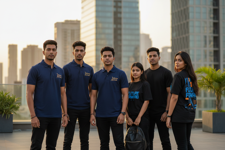 Customized Team T-Shirts in India: The Complete Guide to Polo & Round Neck Bulk Orders