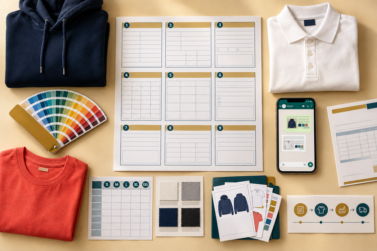 How to Write a Bulk Apparel Brief: What Suppliers Need to Give You a Quote