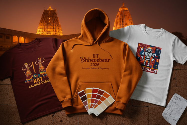 Batch Hoodies & College Merchandise for IIT Bhubaneswar & Bhubaneswar Engineering Colleges: Custom Bulk Apparel