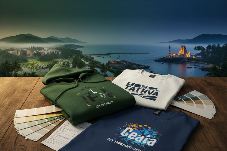 Batch Hoodies & College Merchandise for IIT Palakkad & Kerala Engineering Colleges: Custom Bulk Apparel