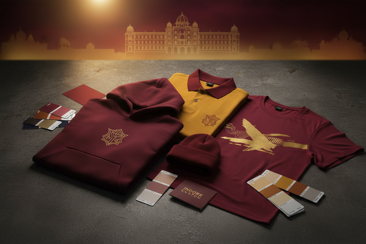 Bulk Custom Apparel in Indore: Hoodies, Polos & Team Tees for Colleges, Corporates & Clubs