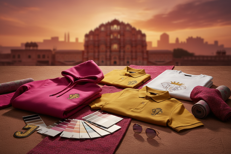 Bulk Custom Apparel in Jaipur: Hoodies, Polos & Team Tees for Colleges, Corporates & Clubs