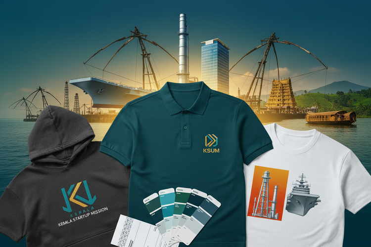 Corporate Uniforms & Startup Swag for Kochi IT Companies, BPCL Kerala & Kerala Government: Custom Bulk Apparel