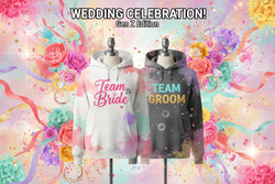 💍 Team Bride. Team Groom. One Hoodie to Rule Them All.