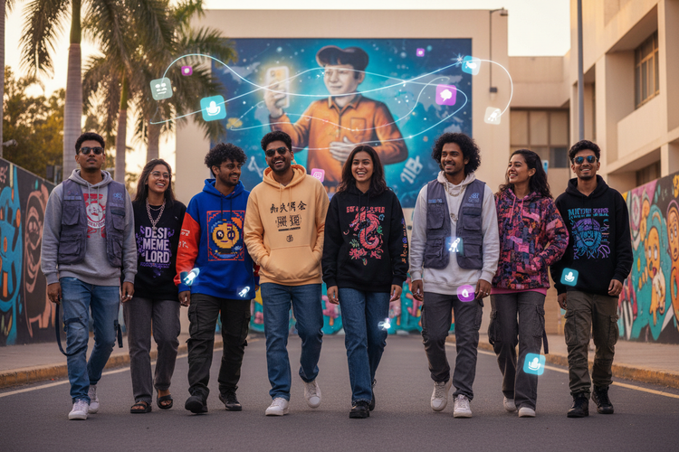 Global Meme Culture Meets Indian Streetwear: How Chinamaxxing and Cross-Border Trends Are Shaping Gen Z Fashion