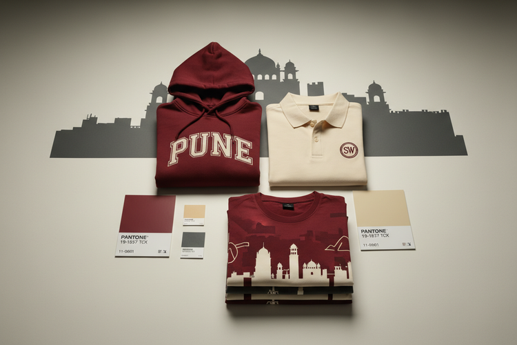 Bulk Custom Apparel in Pune: Hoodies, Polos & Team Tees for Colleges, Corporates & Clubs