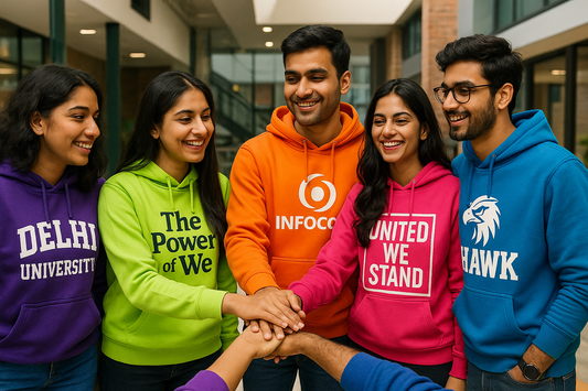 The Power of We: Custom Hoodies That Redefine India’s Work and College Culture | Alma Mater Store