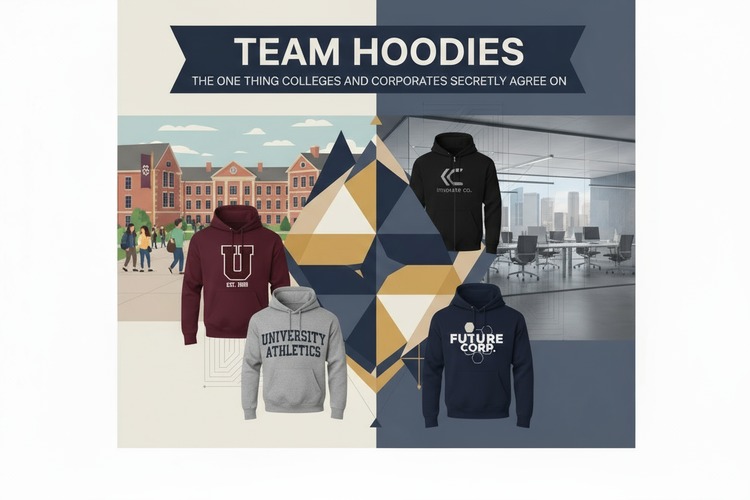 🧥 Team Hoodies: The One Thing Colleges and Corporates Secretly Agree On