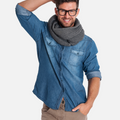 Trendy Denim Jacket with Patches