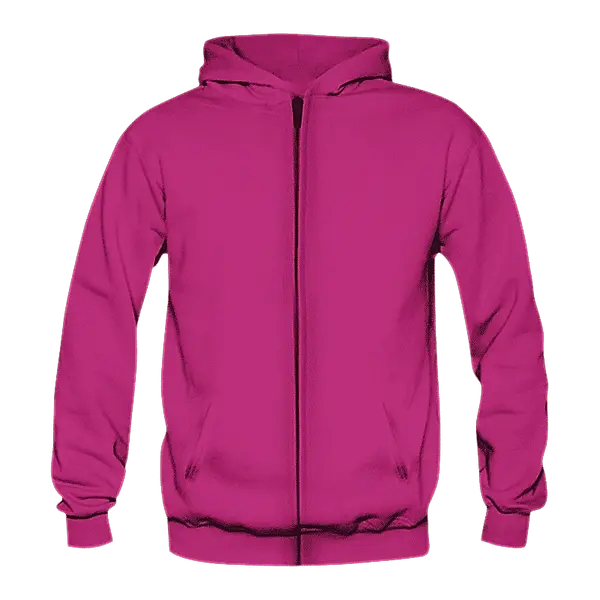 Solids: Hoodie with Zipper