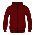 Solids: Hoodie with Zipper