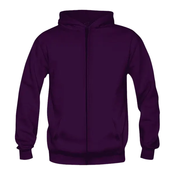 Solids: Hoodie with Zipper