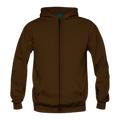 Solids: Hoodie with Zipper