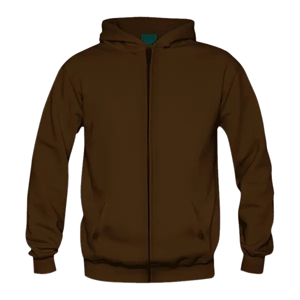 Solids: Hoodie with Zipper