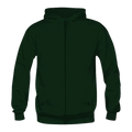 Solids: Hoodie with Zipper