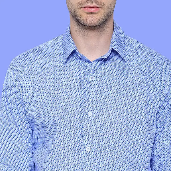 Blue Belle Printed Cotton Shirt