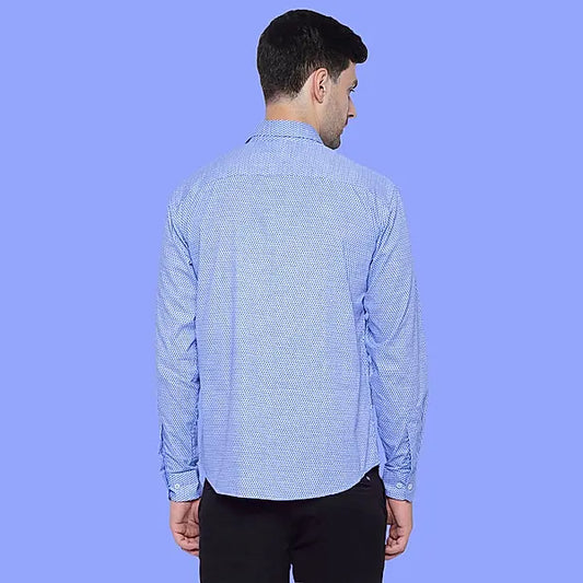 Blue Belle Printed Cotton Shirt