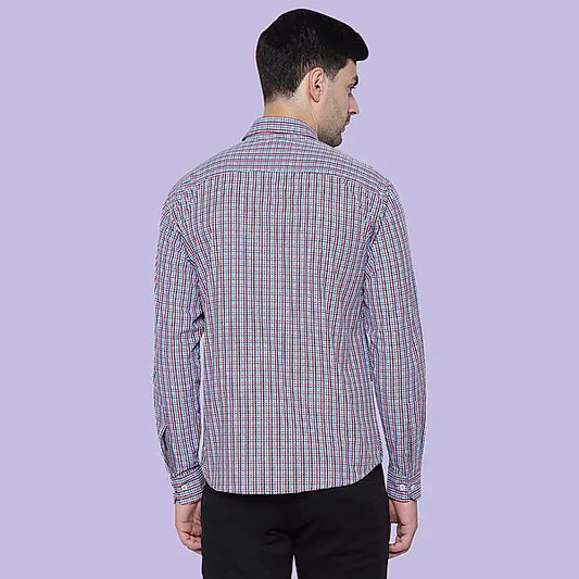 Multicolor Tattersall Checkerd Cotton Shirt