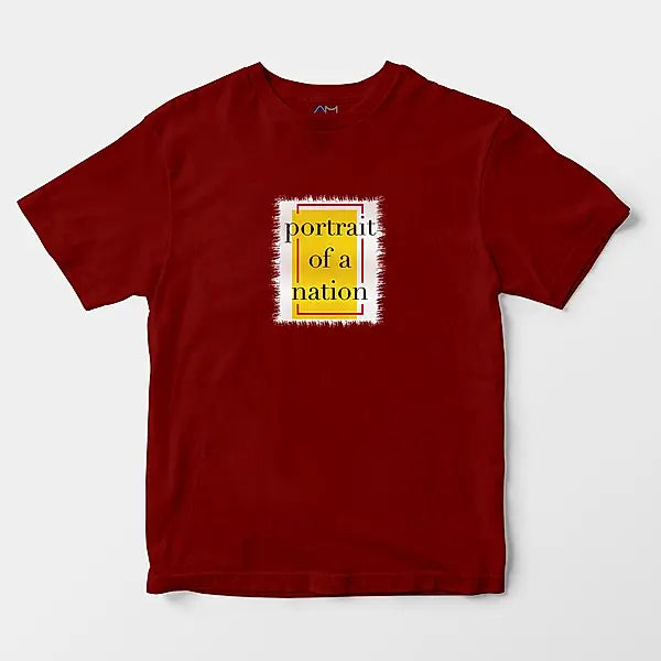 Portrait of a Nation Maroon Tee