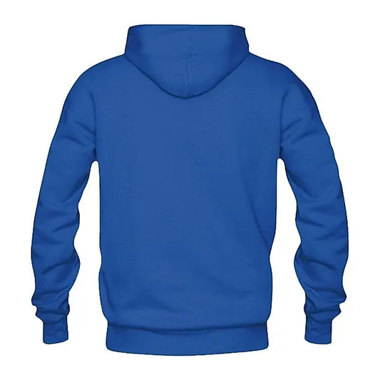 Solid: Blue Pullover Hoodie