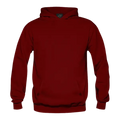 Solid: Maroon Pullover Hoodie