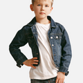 Trendy Denim Jacket with Patches