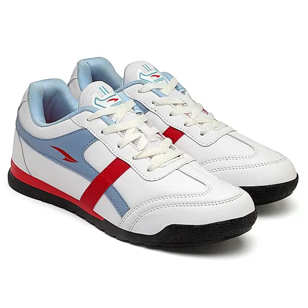 Asian Men's Men's Biker-02 White Slate Sporty Shoes
