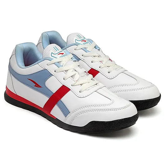 Asian Men's Men's Biker-02 White Slate Sporty Shoes